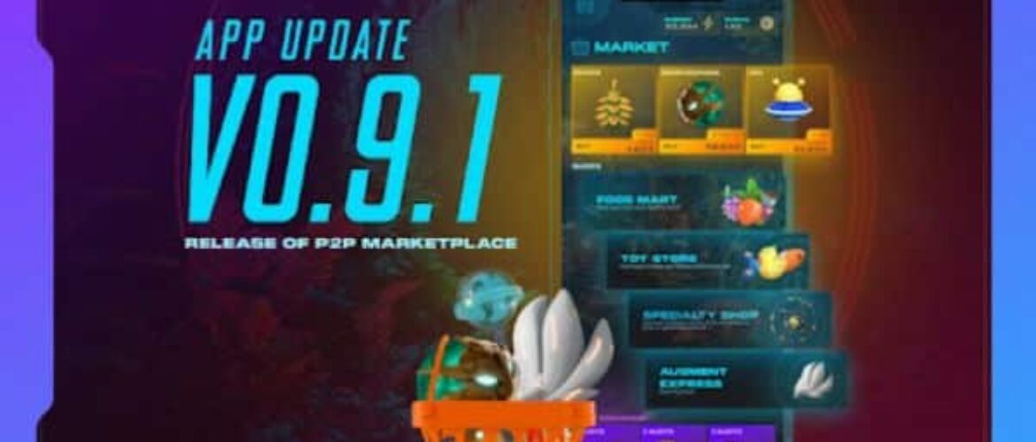 Genopets revoluciona la industria de los videojuegos con su nuevo mercado P2P en la actualización 0.9.1