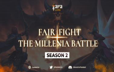 Inscripciones abiertas para la segunda temporada de la competencia "Fair Fight - The Millenia Battle" en el juego blockchain Faraland
