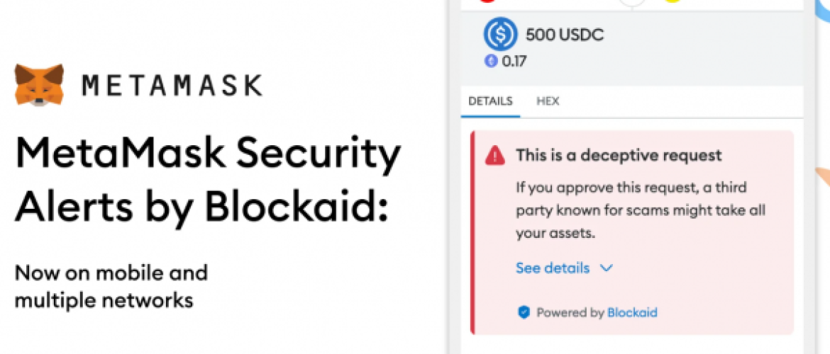 MetaMask refuerza su seguridad con alertas de Blockaid para proteger a los usuarios de fraudes en criptomonedas