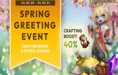 Nine Chronicles M celebra la primavera con un evento especial y lanza una actualización llena de novedades