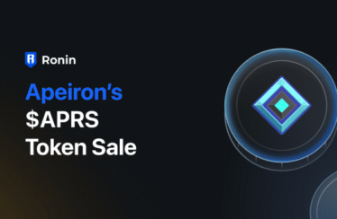 Apeiron lanza su token de ecosistema $APRS en la plataforma Ronin para expandir su presencia en el mundo cripto