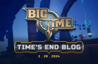 Big Time Studios lanza "Time's End", un blog para mantener a sus seguidores al tanto de sus innovadores proyectos de desarrollo de juegos