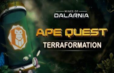 Cambios significativos en la misión Ape Quest del popular juego de blockchain Mines of Dalarnia generan expectativa entre los jugadores