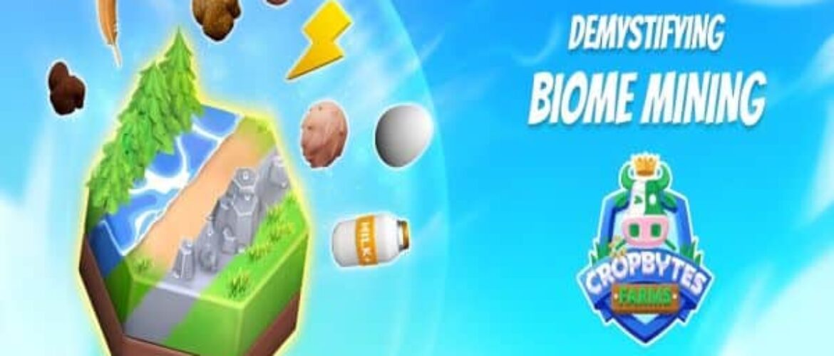 CropBytes Farms revoluciona los juegos blockchain con su innovadora iniciativa "Biome Mining"