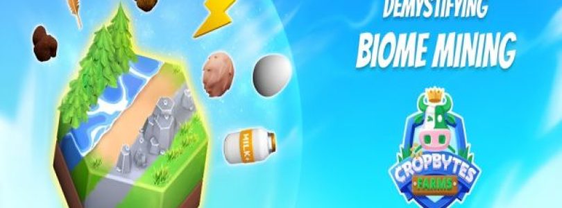 CropBytes Farms revoluciona los juegos blockchain con su innovadora iniciativa "Biome Mining"