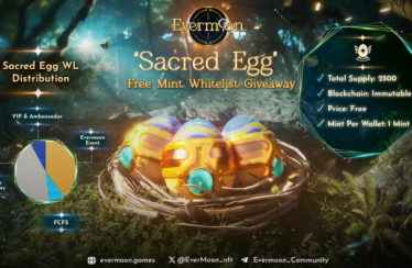 Evermoon sorprende a su comunidad con el sorteo de un exclusivo NFT llamado "Sacred Egg"