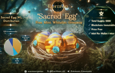 Evermoon sorprende a su comunidad con el sorteo de un exclusivo NFT llamado "Sacred Egg"