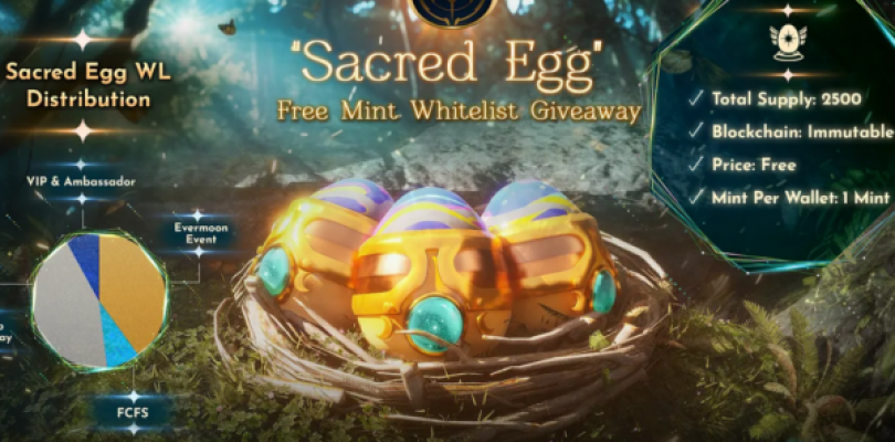 Evermoon sorprende a su comunidad con el sorteo de un exclusivo NFT llamado "Sacred Egg"