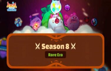 Comienza la octava temporada de Axie Infinity Origins con más de 81 mil AXS en premios