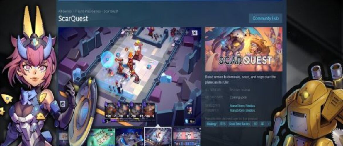 ScarQuest lanza la versión beta 1.3 y hace su debut en Steam, marcando un hito en su desarrollo