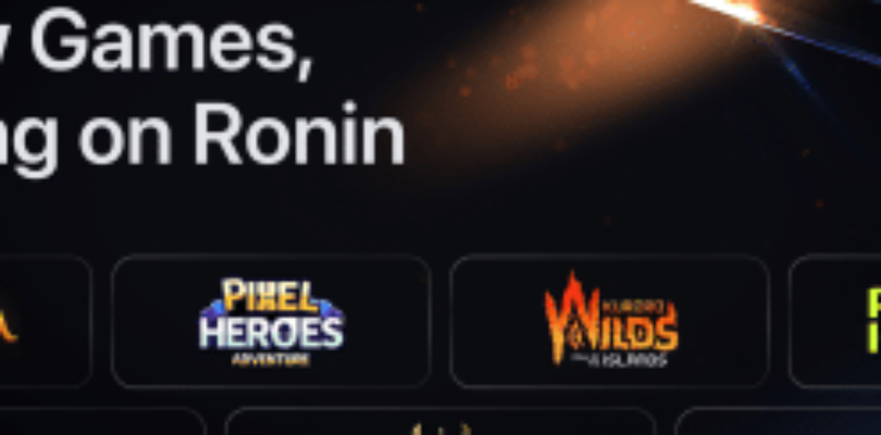 Ronin se expande con siete nuevos juegos y refuerza su liderazgo en el mundo de los videojuegos blockchain